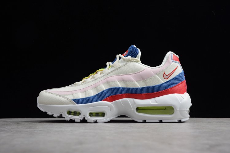 【情侣款】纯原版本--Nike Air Max 95 白红蓝 ！ 尺码 : 36 36.5 37.5 38 38.5 39 40 40.5 41 42 42.5 43 44 44.5 45 - Click Image to Close