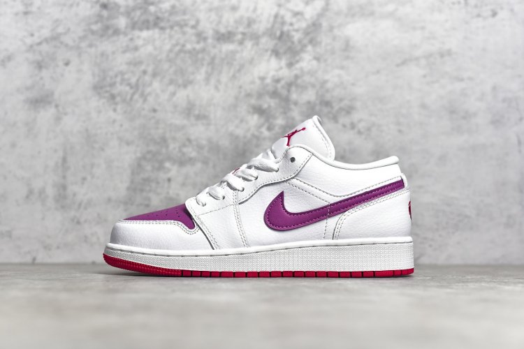 【女款】 市面唯一纯原级别 Air Jordan 1 低帮 情人节 白紫红 尺码35.5 36 36.5 37.5 38 38.5 39 - Click Image to Close