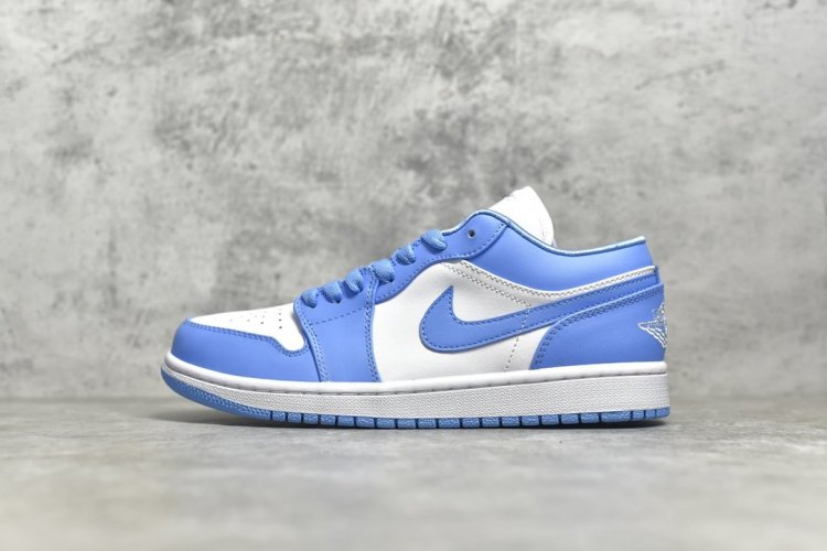 【情侣款】 市面唯一纯原级别 Air Jordan 1 低帮 北卡蓝 尺码36 36.5 37.5 38 38.5 39 40 40.5 41 42 42.5 43 44 44.5 45 - Click Image to Close