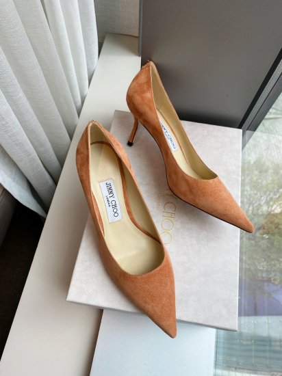 Jimmy Choo JimmyChoo 跟高6.5cm 尖头、浅口、羊京鞋面 鞋面：进口羊鲸 内里：进口全粒面水晶羊皮 大底：真皮大底 跟高： 平底1.0cm 中跟6.5cm 高跟8.5cm SIZE ：35-40 - Click Image to Close