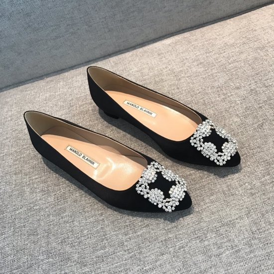 Manolo Blahnik 鞋面：意大利进口原厂真丝 内里：意大利进口水晶羊皮 鞋底：意大利进口真皮大底 size：35～40 Heel height ：flat、5.5cm、7cm、8.5cm、10cm - Click Image to Close