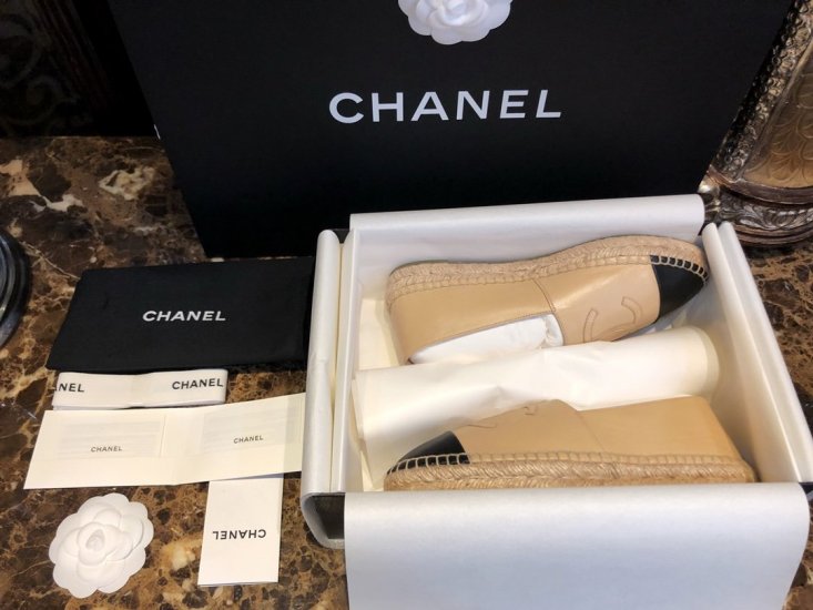 Chanel 杏拼黑 34-41 - Click Image to Close