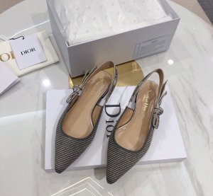 代购品质 Dior/迪奥 2020 J'ADior 粉色与本色刺绣 TDJ 系列跟鞋 内里：纯绵羊皮 鞋跟：真皮包跟 鞋底：意大利A级牛皮底 跟高：1.5cm.6.5cm Size：34-41