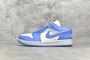 【情侣款】 市面唯一纯原级别 Air Jordan 1 低帮 北卡蓝 尺码36 36.5 37.5 38 38.5 39 40 40.5 41 42 42.5 43 44 44.5 45