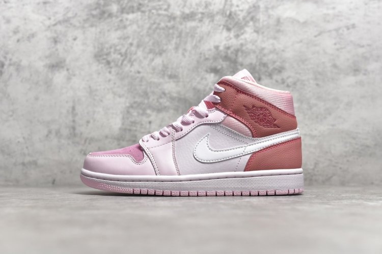 【女码】 市面唯一纯原级别 Air Jordan 1 MiD 樱花粉 尺码 36 36.5 37.5 38 38.5 39 - Click Image to Close