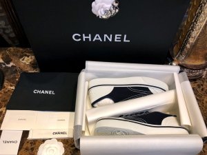 Chanel 蓝色布鞋 35-40