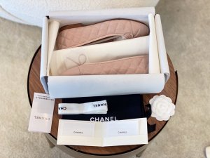Chanel 粉色菱格芭蕾舞鞋 34-41
