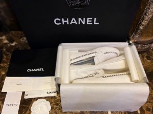 Chanel 34-41 链条漆皮乐福鞋