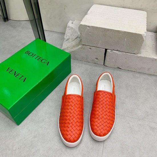 Bottega Veneta 标志性intrecciato编织羊京材质 圆头设计 全手工编织鞋面 羊皮垫脚 耐磨钻石纹大底，底厚4CM Wowen Size35-40 Man size39-44 - Click Image to Close