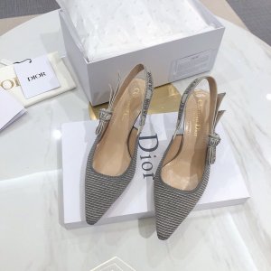 代购品质 Dior/迪奥 2020 J'ADior 粉色与本色刺绣 TDJ 系列跟鞋 内里：纯绵羊皮 鞋跟：真皮包跟 鞋底：意大利A级牛皮底 跟高：1.5cm.6.5cm Size：34-41