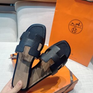 荔枝纹系列全新改版（Hermès） Hermes市场最高版本纯手工鞋 意大利进口牛皮+原版订制级澳洲羊皮垫脚+真皮大底 35-42