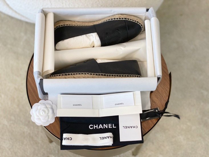 Chanel 黑色胎牛皮渔夫鞋 35-36-37-38-39-40-41 - Click Image to Close