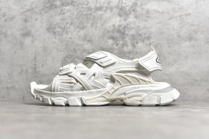 【情侣款】 Balenciaga巴黎世家 Track Sandal Sneakers 白色 巴黎3代工厂出品 七层组合大底 包装 细节专柜一致 size 35 36 37 38 39 40 41 42 43 44 45