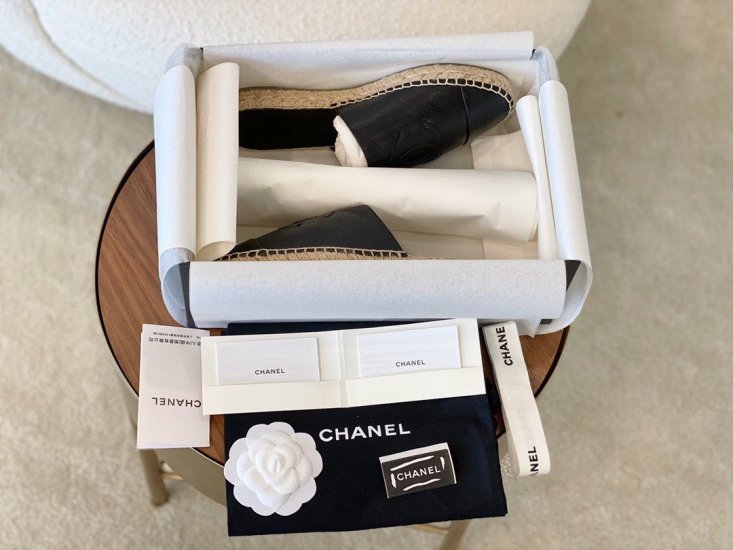 Chanel 黑色胎牛皮渔夫半拖 35-36-37-38-39-40-41 - Click Image to Close