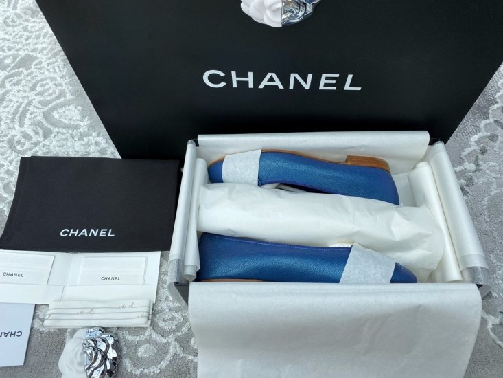 Chanel 水洗胎牛皮 幻彩蓝 34-41 - Click Image to Close