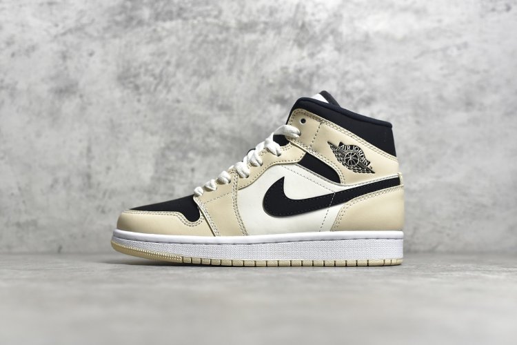 【情侣款】 市面唯一纯原级别 Air Jordan 1 MiD 奶茶 尺码 35.5 36 36.5 37.5 38 38.5 39 40 40.5 41 42 42.5 43 44 44.5 - Click Image to Close