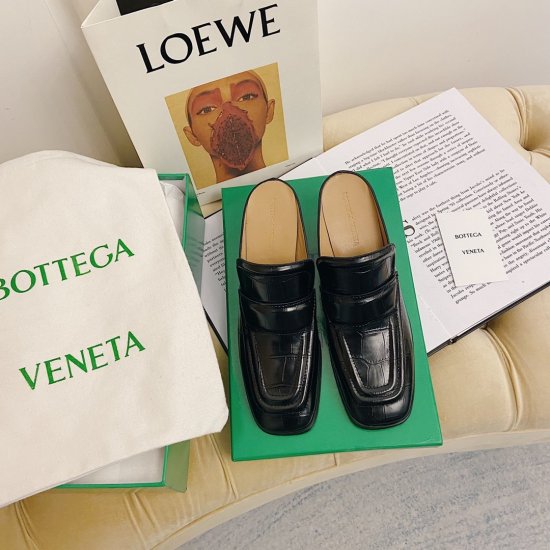 Bottega Veneta 鞋面：原版定制鳄鱼纹压花皮 内里：头层水染羊皮里 大底: 黑色陈皮包跟，原版开模意大利片加组合底 鞋码: 35-40 - Click Image to Close