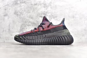 Yeezy Boost 350V2 “Yecheil” 黑红 天使/鞋带反光版 货号：FW5190 万邦原厂鞋面 原厂鞋带 原厂巴斯夫大底 市面独家原厂前支撑双向弹力材料 正确后跟外翻弧度 区别市面一切版本 尺码 36 36.5 37 38 38.5 39