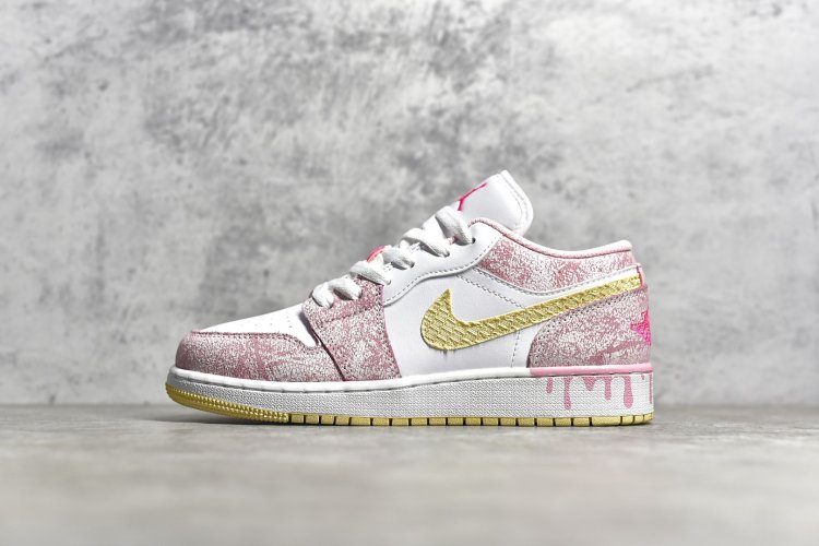 【女款】 市面唯一纯原级别 Air Jordan 1 低帮 粉冰淇淋 尺码35.5 36 36.5 37.5 38 38.5 39 40 - Click Image to Close