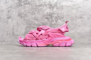 女码Balenciaga巴黎世家 Track Sandal Sneakers 粉色 巴黎3代工厂出品 七层组合大底 包装 细节专柜一致 size 35 36 37 38 39 40