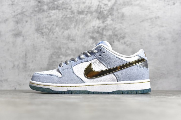 Nike 【情侣款】独家纯原 Sean Cliver x NK SB Dunk Low Pro QS 冰雪奇缘 全市面唯一原鞋开发 正确进口皮料 正确鞋头冲孔 原厂鞋垫印刷 正确水晶大底 正确烫金密度 SIZE 36 36.5 37.5 38 38.5 3 - Click Image to Close