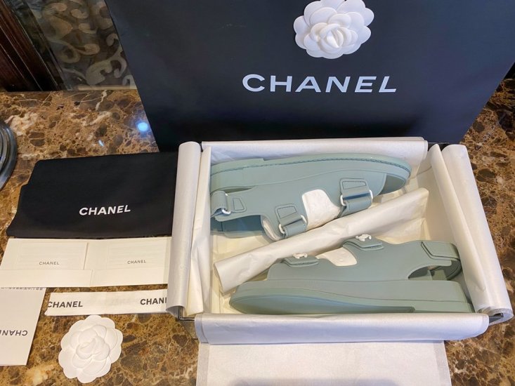 Chanel 你们念念叨叨的浅绿凉鞋 35-40 - Click Image to Close