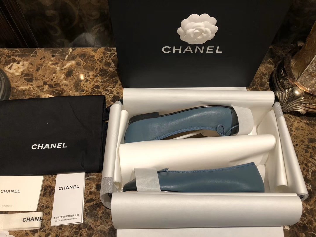 Chanel 兰绿拼色 35-41