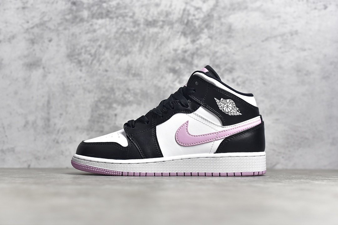 【女款】 市面唯一纯原级别 Air Jordan 1 MiD 黑白粉 尺码 35.5 36 36.5 37.5 38 38.5 39